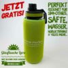 Gratis-Glasflasche-Lara-Schwarz-grün-grün