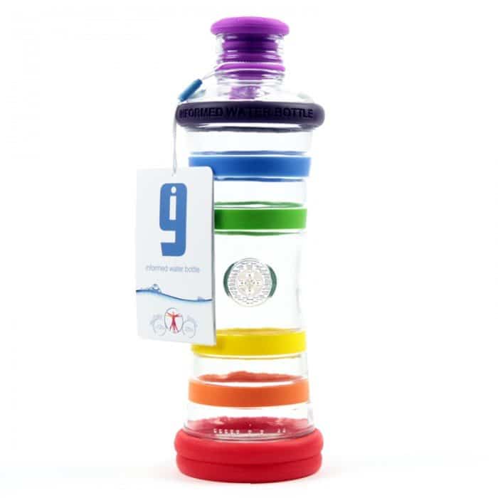 i9 Bottle - Glasflasche-informiert-und-bruchgesichert-alle Farben