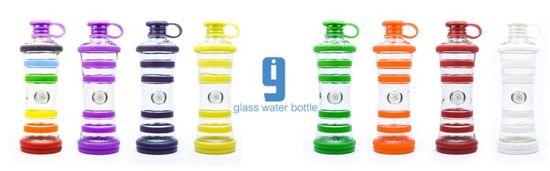 i9 Bottle Chakra- Glasflasche-informiert-und-bruchgesichert