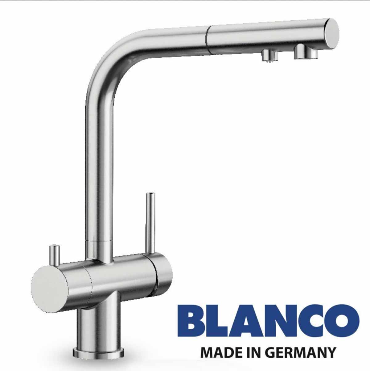 3-in-1-Wasserhahn-Blanco-mit-ausziehbarer-Brause-Made-in-Germany