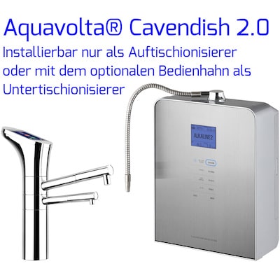 Aquavolta-Cavendish-2-0-Auftisch-und-Untertisch-Ionisierer-mit-Bedienhahn
